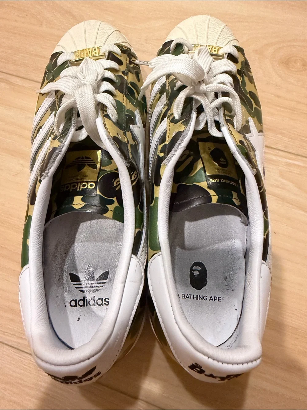 Adidas Superstar BAPE camo sneakers - Picture 11 of 14